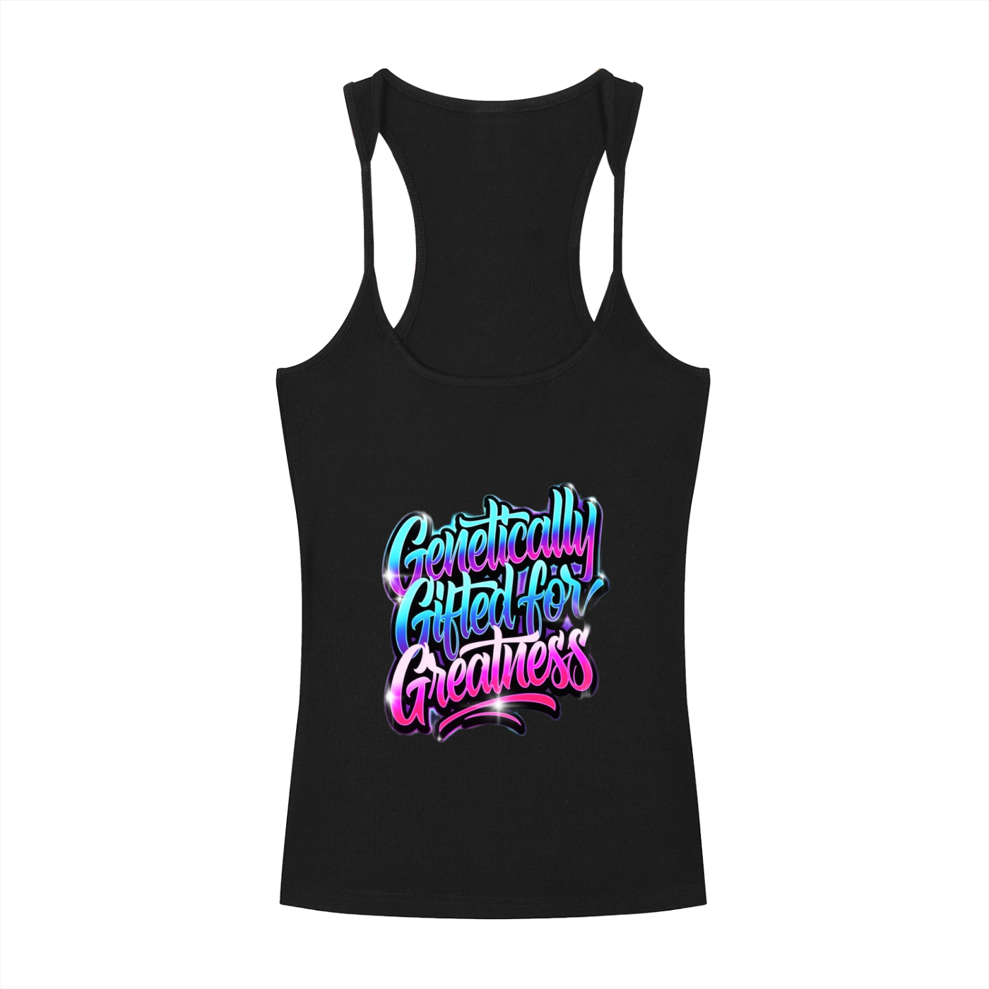 Slim Fit Ribbed Racerback Tank Top